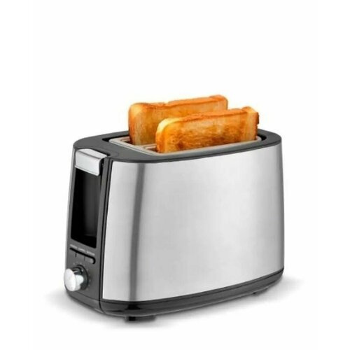Купить Тостер для хлеба, серебристый 800Вт
Функциональный тостер PRO-008 с изыcканым ди...