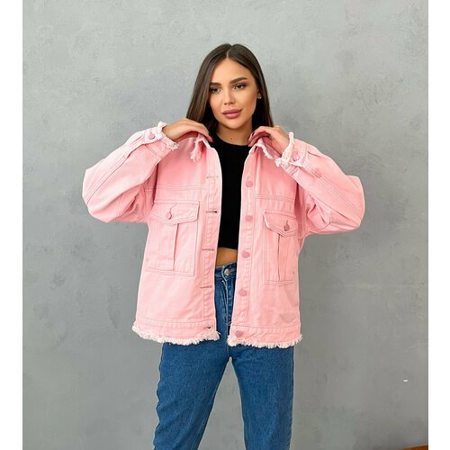 Купить Куртка , размер L (52), розовый
Куртка джинсовая - это постоянный тренд на сезон...