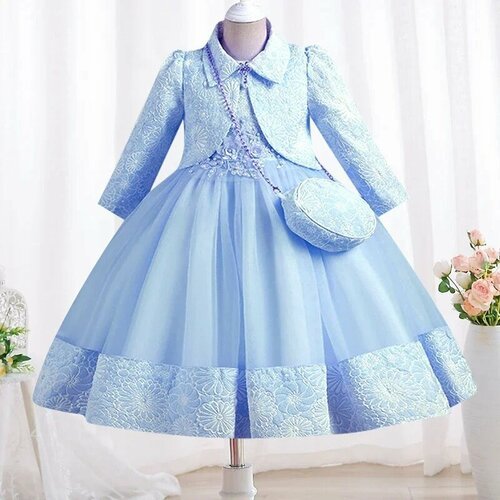 Купить Платье, размер 110, голубой
Длина: 70 см;<br>Бюст: 66 см;<br>Талия: 62 см;<br>Вы...