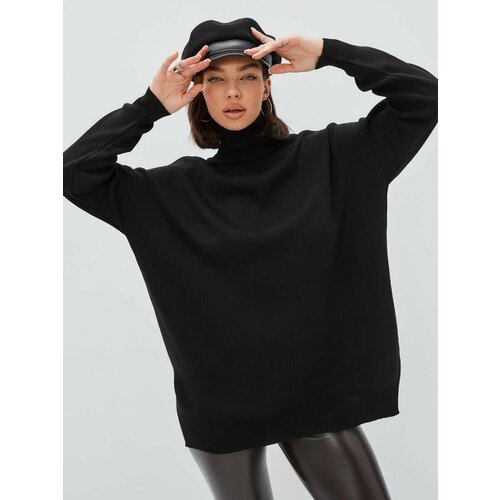 Купить Свитер, размер 42-50, черный
Состав: акрил. Чёрный свитер для женщин и девушек -...