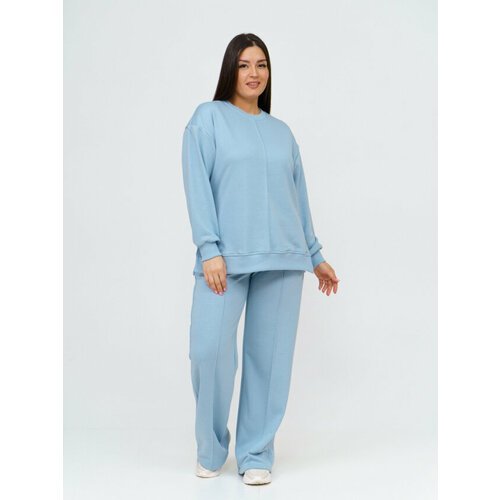 Купить Костюм ИСА-Текс, размер 50, голубой
Современный и удобный женский костюм из глад...