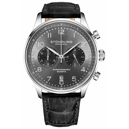 Купить Наручные часы STUHRLING Monaco Наручные часы Stuhrling 4012.2 с хронографом, сер...