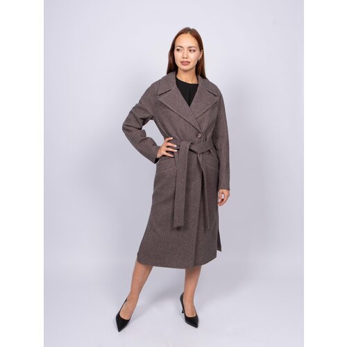 Купить Пальто , размер 40, коричневый
Стильное длинное женское демисезонное пальто прем...