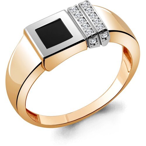 Купить Печатка Diamant online, золото, 585 проба, фианит, размер 21.5
<p>В нашем интерн...
