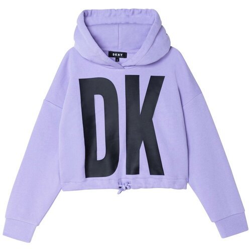 Купить Свитшот DKNY, размер 152, фиолетовый
Свитшот с капюшоном бренда DKNY сиреневого...