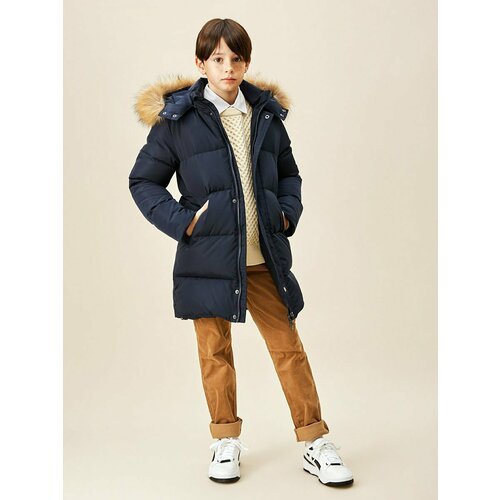 Купить Куртка Noble People, размер 158, синий
Зимняя куртка для мальчика. Два кармана н...