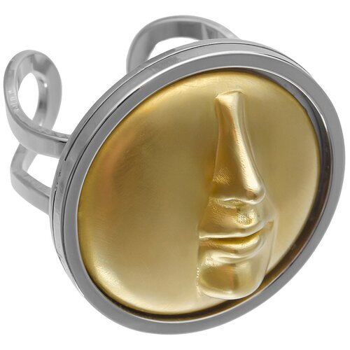 Купить Кольцо Maru, безразмерное, серебряный, золотой
Кольцо с фрагментом женского лица...