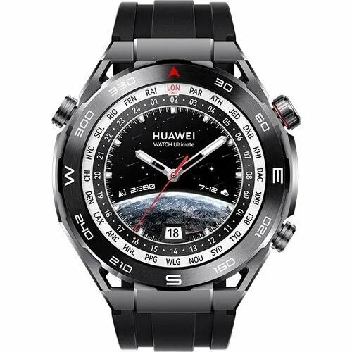 Купить Смарт-часы Huawei Watch Ultimate 1.5", черный (55020AGP)
экран 1.5" (466x466) AM...