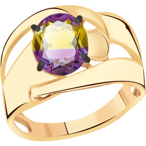 Купить Кольцо Diamant online, золото, 585 проба, аметрин, размер 19.5
<p>В нашем интерн...