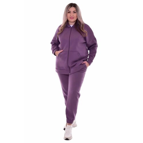Купить Костюм , размер 60 , фиолетовый
Этот спортивный женский весенний костюм - идеаль...