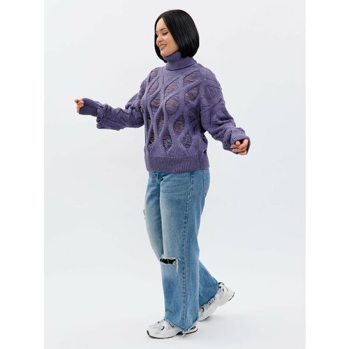 Купить Свитер CRUISER, размер 50-52, фиолетовый
Женский шерстяной свитер с горлом - это...