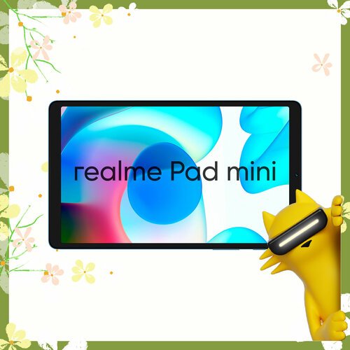Купить Планшет realme Pad mini 3+32 ГБ, Синий
Устройство оборудовано 8,7-дюймовым диспл...