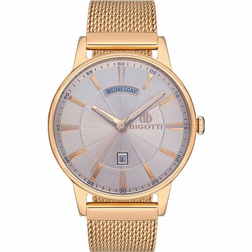 Купить Наручные часы Bigotti Milano, серебряный, белый
Кварцевые часы. Водостойкость WR...