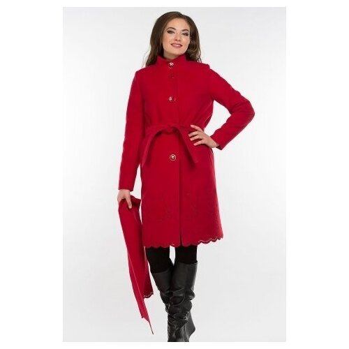 Купить Пальто, размер 56, красный
<p>Изысканное пальто для настоящей леди! Сочетание ст...
