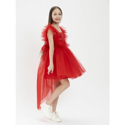 Купить Сарафан ArKgreatKIDS, размер 140, красный
Нарядное платье для девочки вызывает в...