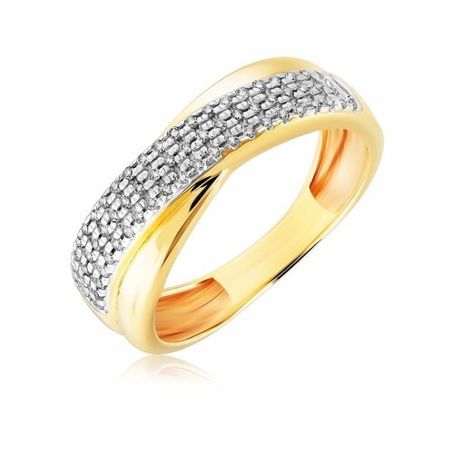Купить Кольцо VALTERA, желтое золото, 585 проба, размер 16.5, золотой
Изящное кольцо-до...