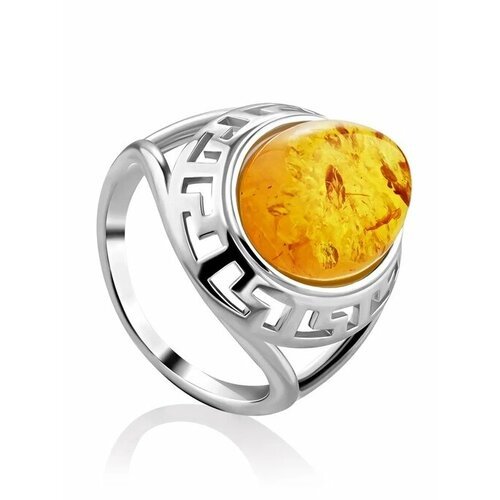 Купить Кольцо, янтарь, безразмерное, желтый, серебряный
Изысканное кольцо из с натураль...