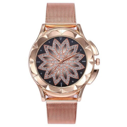 Купить Наручные часы Disu, черный, золотой
Элегантные женские наручные кварцевые часы....