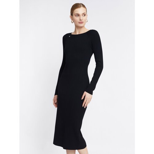 Купить Платье Zolla, размер M, черный
Чёрное женское платье-чулок длины миди, выполненн...
