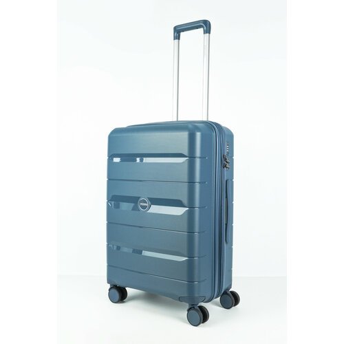Купить Чемодан , 76 л, размер M+, синий
Ударопрочный дорожный чемодан среднего размера...