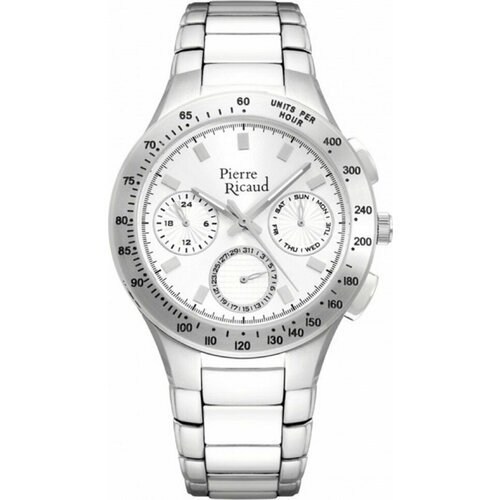 Купить Наручные часы Pierre Ricaud, белый
Мужские кварцевые часы в круглом корпусе на с...