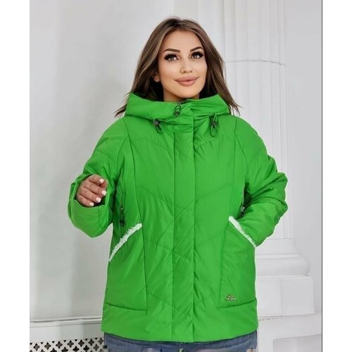 Купить Куртка , размер 56, зеленый
Эта женская куртка - воплощение утонченности и свобо...