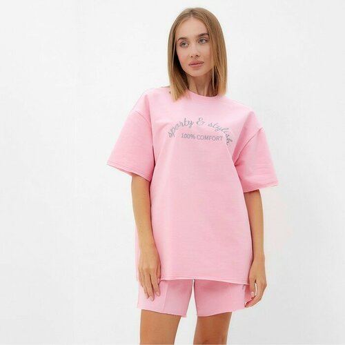 Купить Костюм Minaku , размер 48 , розовый
Комплект (футболка, шорты) MINAKU – стильный...