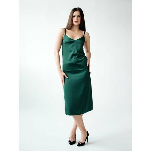 Купить Платье DARKED, размер 54, зеленый
Струящееся женское платье-комбинация А-образно...