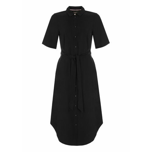 Купить Платье NUMPH, размер 44, черный
Однотонное платье-рубашка на пуговицах с акцентн...