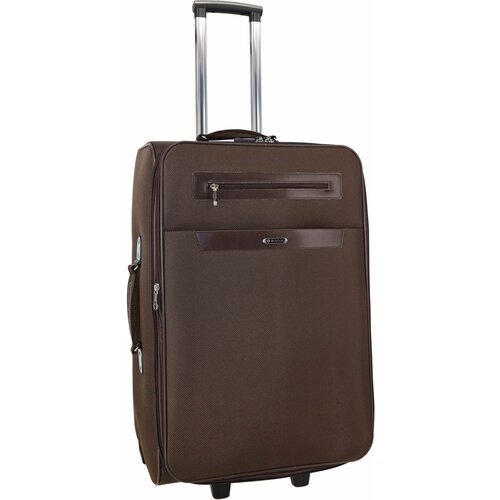 Купить Чемодан Rion+ 458-2BRW, 96 л, размер L, коричневый
Большой текстильный чемодан L...