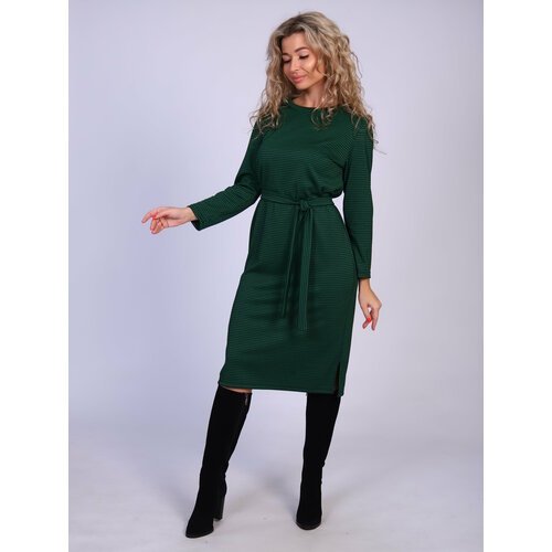 Купить Платье mojersey, размер L (48), зеленый, хаки
Теплое женское платье с модным при...