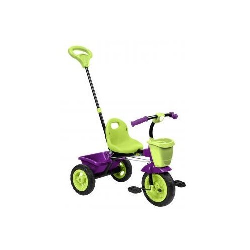 Купить Трехколесный велосипед Nika ВДН2, фиолетовый с лимонным (требует финальной сборк...