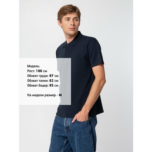 Купить Поло Sol's, размер 52-54, синий
Рубашка-поло - обязательный элемент мужского гар...