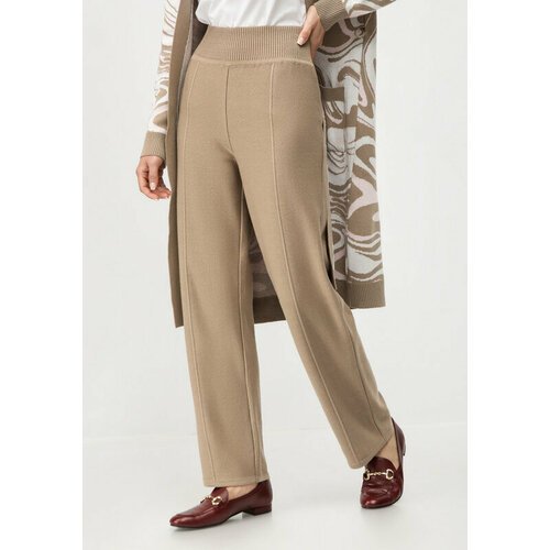 Купить Брюки VIVAWOOL, размер 52, бежевый
Стильные трикотажные брюки женские от Вивавул...
