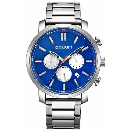 Купить Наручные часы CURREN, серебряный
<ul><li>Мужские наручные часы-хронограф металли...