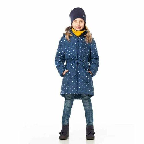 Купить Куртка, размер 110, синий
Универсальное пальто для девочки идеально для демисезо...