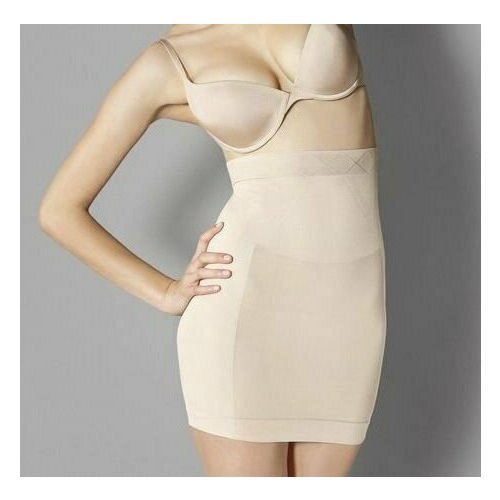 Купить Юбка Marilyn, размер 5 (XL), бежевый
Корректирующая юбка с высоким утягивающим п...