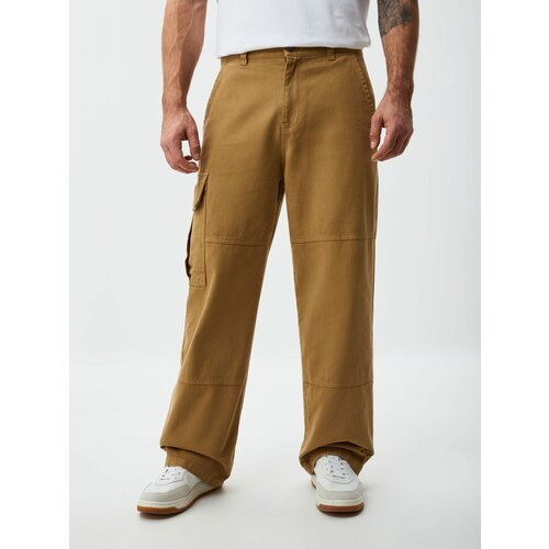Купить Джинсы карго Sela, размер L, коричневый
Мужские брюки с карманами карго с состар...