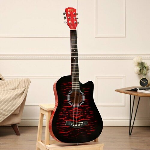 Купить Акустическая гитара Music Life QD-H38Q-hw, красная
<p>Акустическая гитара Music...