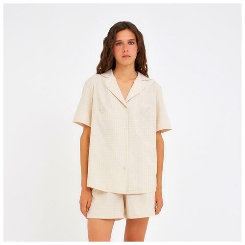 Купить Пижама Minaku, размер 50, бежевый
Пижама женская от бренда MINAKU, сорочечная тк...