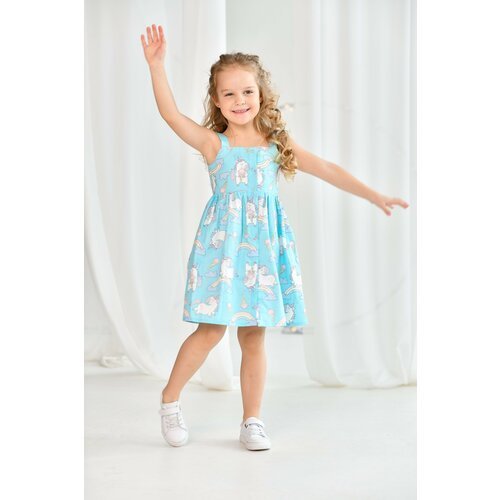 Купить Сарафан innlis, размер 98, голубой
Сарафан-платье для юной принцессы. Сарафан из...