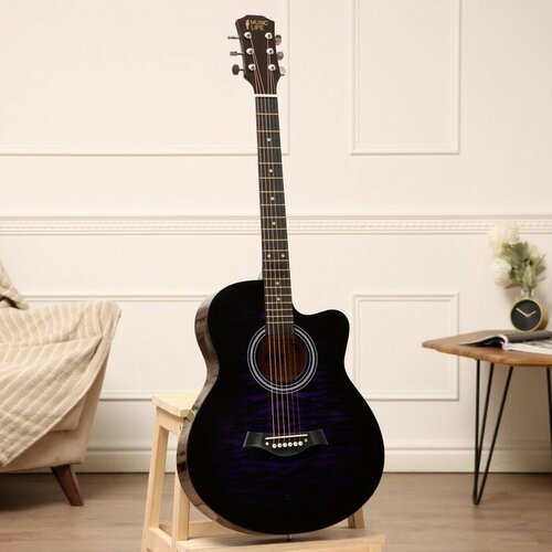 Купить Акустическая гитара Music Life QD-H40Q-hw, фиолетовая
<p>Акустическая гитара Mus...
