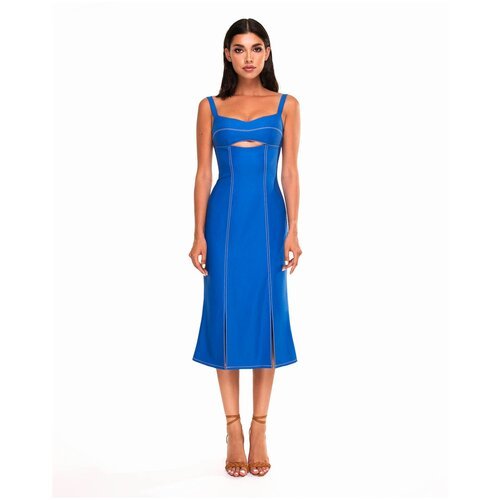 Купить Платье BUBLIKAIM, размер 40(XS), голубой, синий
Женское платье приталенного силу...