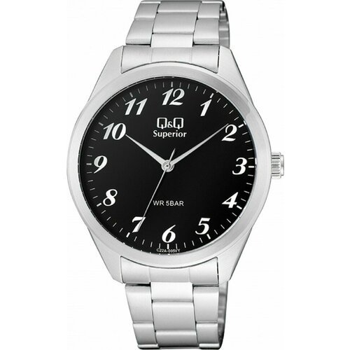 Купить Наручные часы Q&Q, черный
Мужские кварцевые часы в круглом корпусе на стальном б...