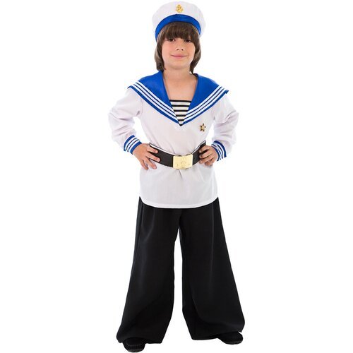 Купить Костюм Вестифика, размер 116-122, белый/черный/синий
Карнавальный костюм «Матрос...