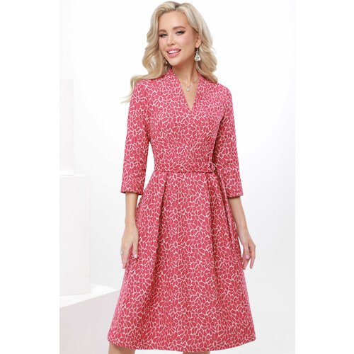 Купить Платье DStrend, размер 54, розовый
Нарядное жаккардовое платье с принтом — стиль...