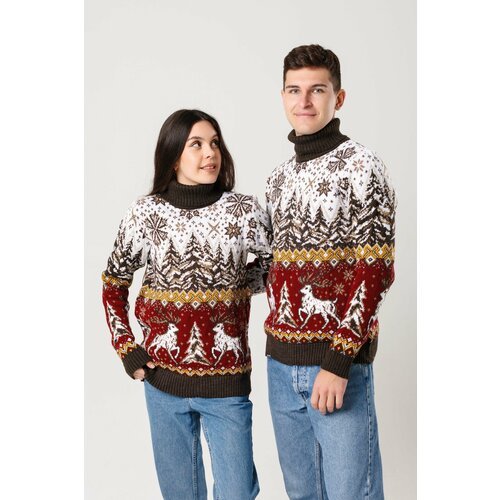 Купить Свитер , размер 50, красный, коричневый
Стильный свитер как для мужчин, так и дл...