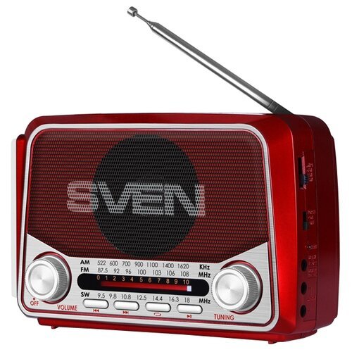 Купить Радиоприемник SVEN SRP-525 красный
Встроенное FM/AM/SW радио Воспроизведение муз...
