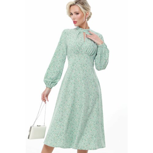 Купить Платье DStrend, размер 48, зеленый
Романтичное платье с принтом — женственная но...