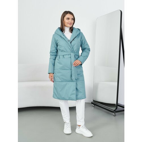 Купить Пальто ONICAPE, размер 44, голубой
Женское демисезонное полупальто с капюшоном с...